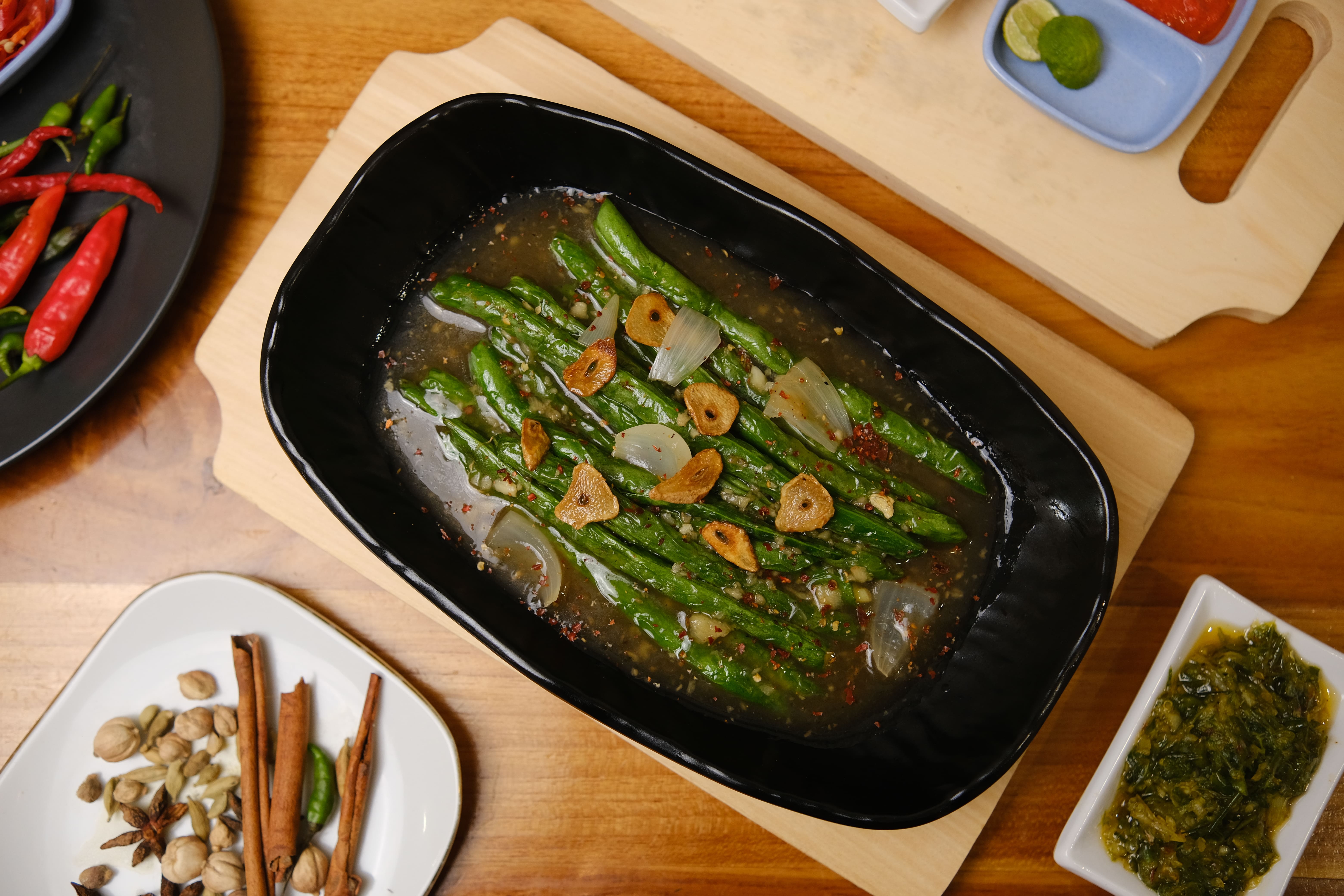 tumis buncis khas chinese food